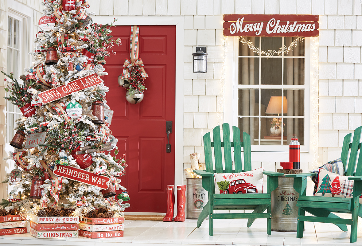 Appendiabiti per porte appesi di Natale Appendiabiti per la casa Maniglia  della porta dell'albero delle vacanze di Natale Decorazione della porta  dell'albero delle vacanze di Natale